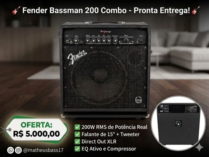 Caixa de Baixo Fender Bassman