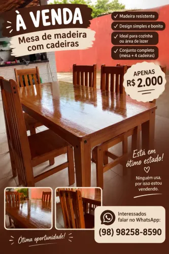 Mesa de madeira