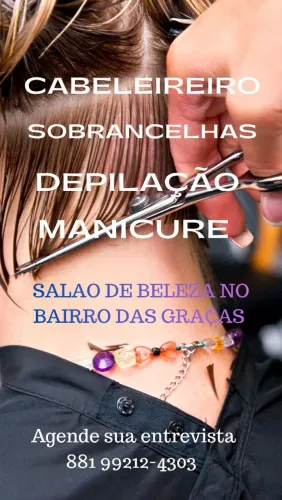 CABELEIREIRA/MANICURE/SOBRANCELHAS