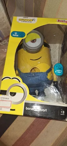 Boneco Minions Stuart 25cm Novabrink - Barato (Sem Som)
