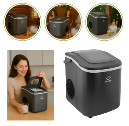 Máquina Fazer Gelo Automática Compacta Fácil De Usar 220 V