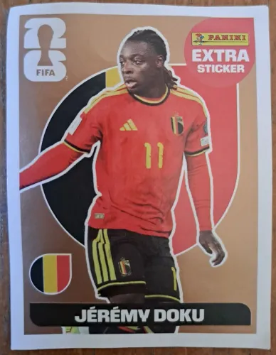 Figurinha Lendário Bronze Jéremy Doku