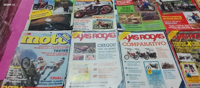 Revistas 2 rodas antigas.