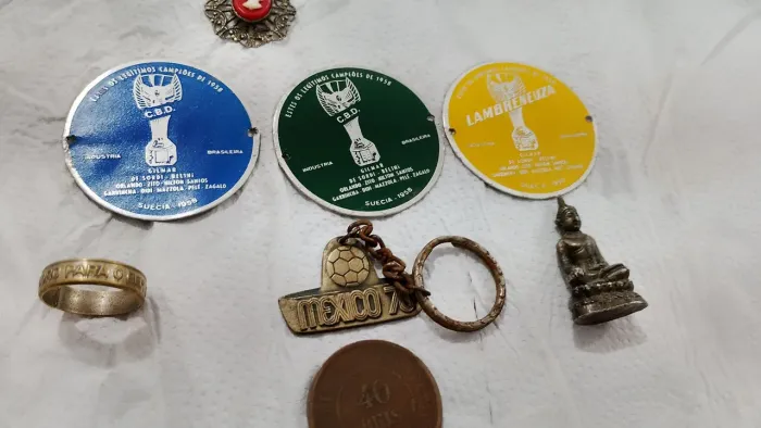 Lembranças da Copa antigas e itens Antigos