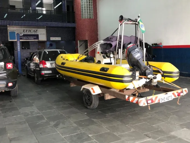 Bote inflável motor 40hp