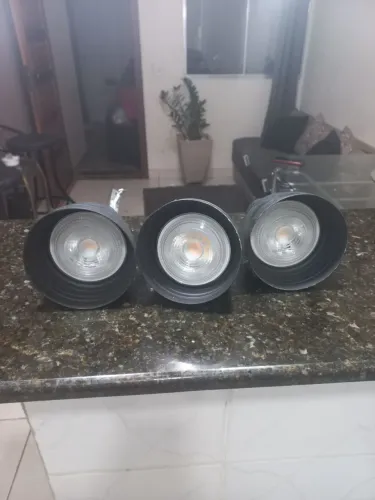 Kit 3 Spot Led Trilho Eletrificado