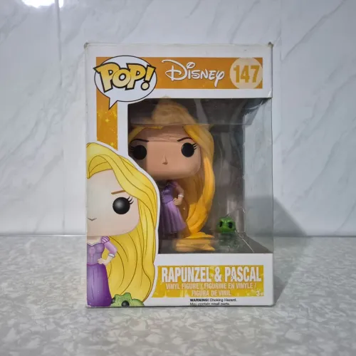 Funko Pop Rapunzel & Pascal N°147 (Raro/ Caixa com Avarias) Enrolados Disney<br>