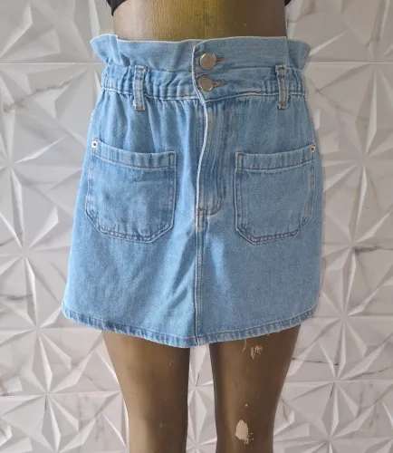 Saia jeans Marisa