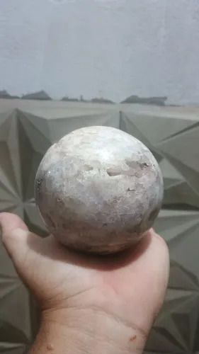 Esfera de ametista rosa grande