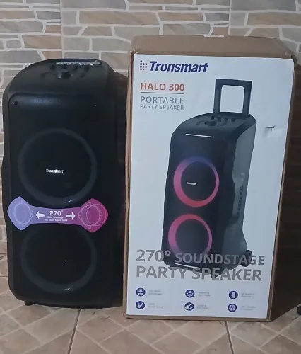 Tronsmart Halo 300 240w NOVA, Garantia de 1 Ano da Tronsmart. 20h de Bateria
