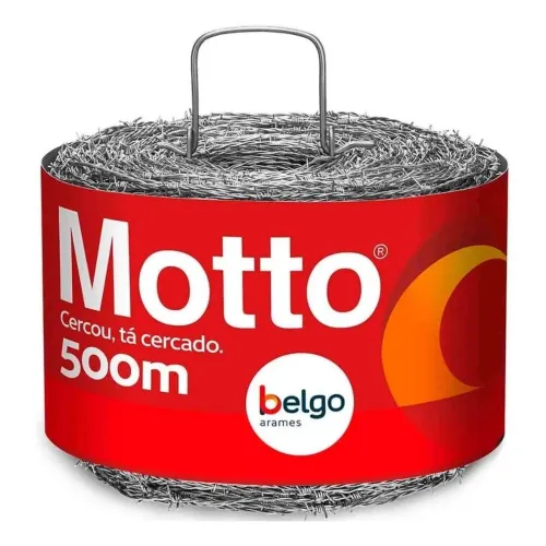 Arame farpado Belgo Motto 500m