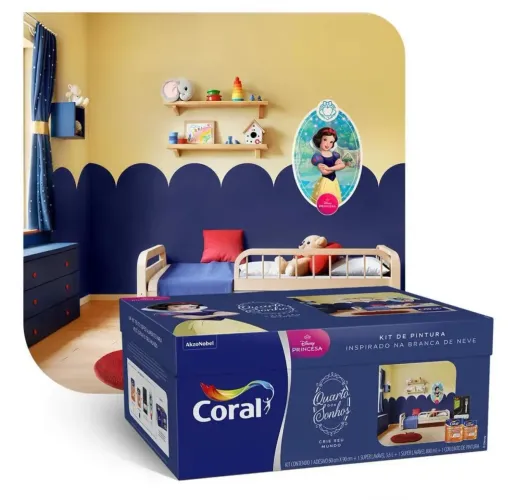 Kit de tinta Quarto de Princesas Branca de Neve