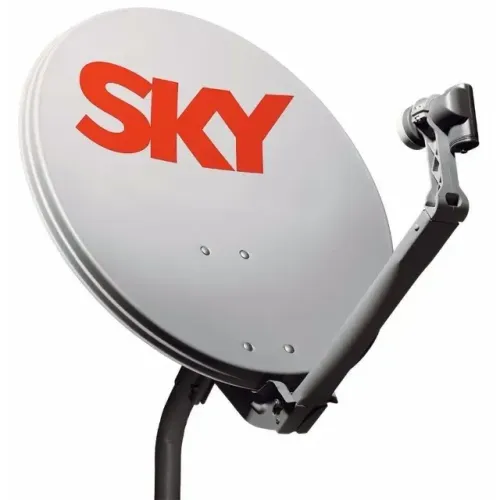 Antena digital Ku 60 cms para receptores Sky Livre, Claro Livre etc