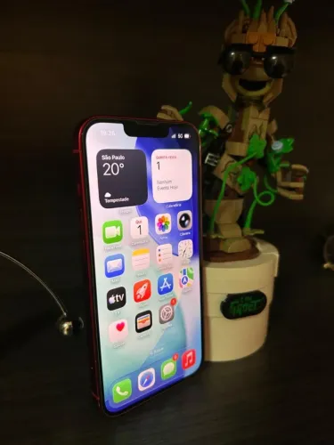 Iphone 13 256gb vermelho Product Red - impecável