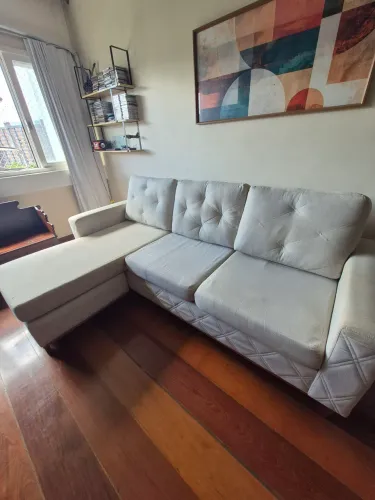 Sofá 3 lugares com chaise