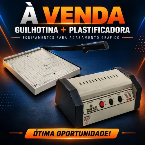 Equipamentos para acabamento gráfico