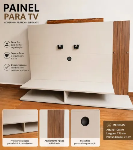 Painel para tv R$ 180,00