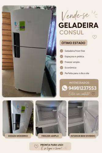 GELADEIRA CONSUL À VENDA!