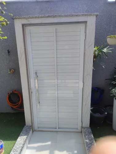 PORTÃO SOCIAL ALUMÍNIO