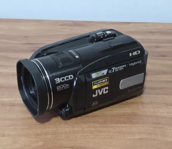 Filmadora JVC GZ-HD3U Câmera Full Hd Entrada Hdmi, Microfone