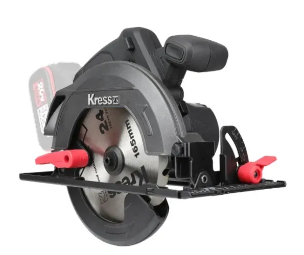 Serra circular com bateria de 20v-6.0Ah + carregador ( Kress )