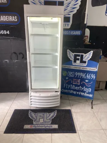 FREZER EXPOSITOR VERTICAL METAL FRIO FROTS FREE 500 LITROS