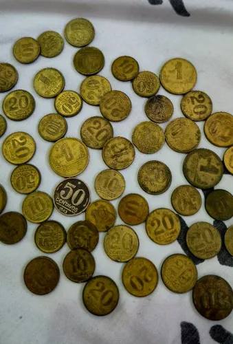 Lote de moedas diversas antigas 