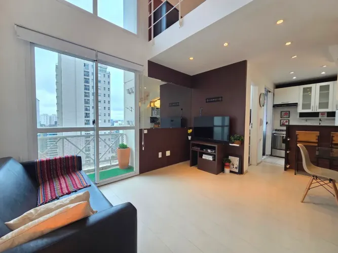 Duplex para aluguel possui 44 metros quadrados com 1 quarto em Paraíso - São Paulo - SP