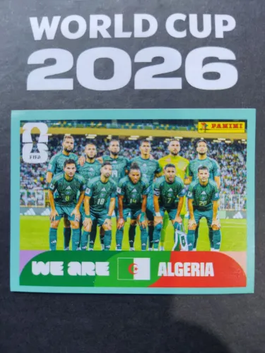 Figurinha ALG 13 - Seleção Algeria