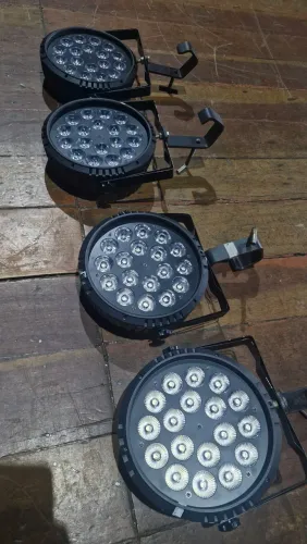 Refletor par led dmx 18x12 rgbw