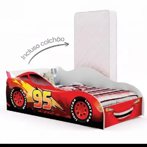 Cama mais colchão novo meu filho n quer dormir