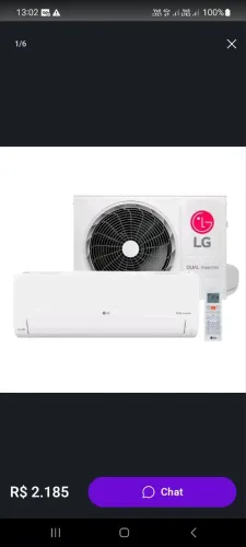 Ar condicionado dual inverter lg 