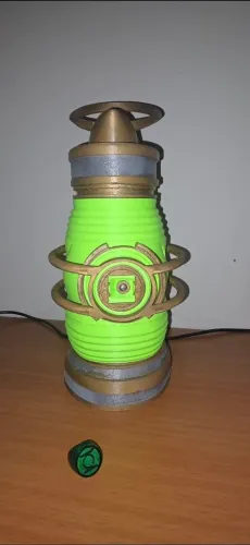 Bateria e anel lanterna verde