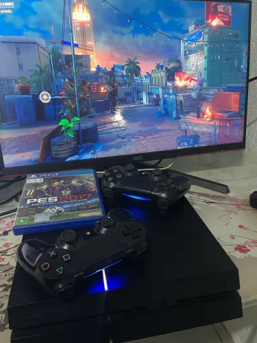 PLAYSTATION 4 + DE 20 JOGOS | VÍDEO GAME IMPECÁVEL!!!