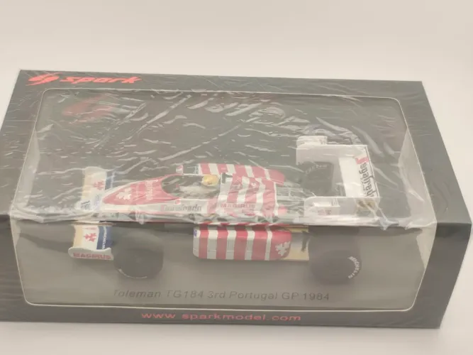 Miniatura F1 Spark 1:43 Toleman Tg184 Portugal Senna 1984 (Usado)