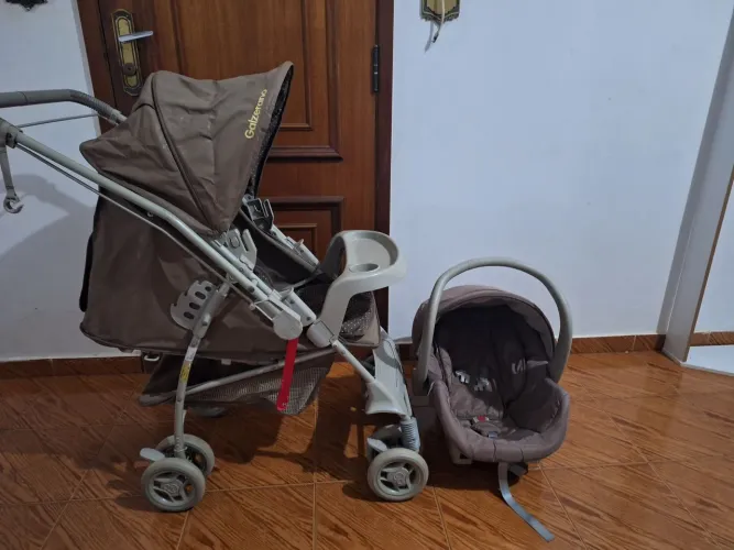 Carrinho + bebê conforto