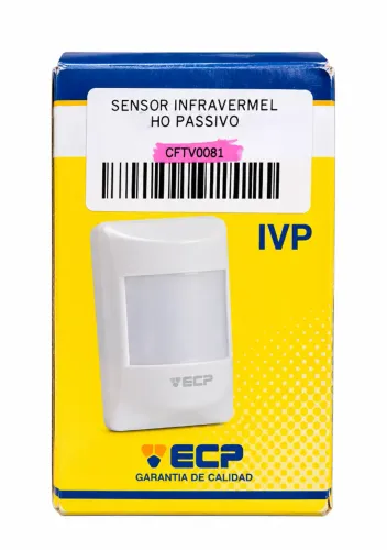 Sensor Infravermelho Sem Fio ECP Visory RF SAW 433 MHz