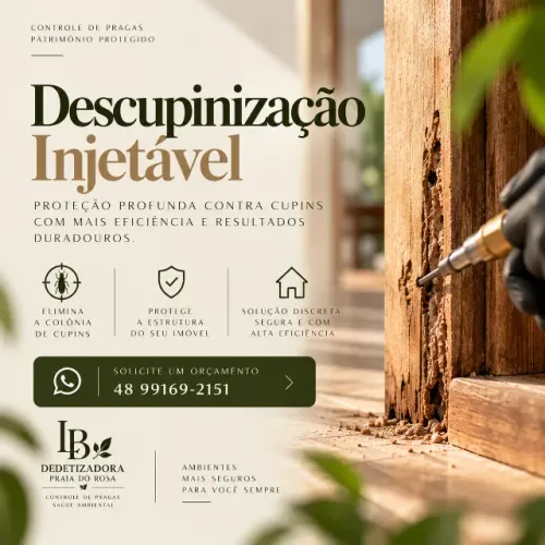 Descupinização - Tratamento anti cupim