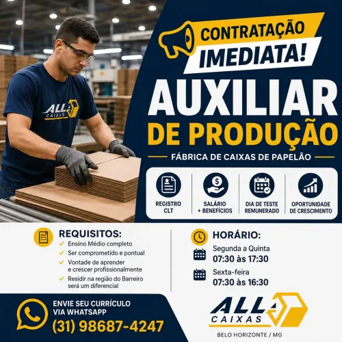 Auxiliar de produção