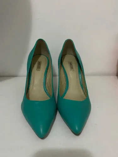 Scarpin arrezo verde 35