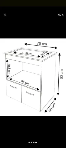 Armário para Cooktop