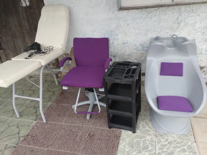 kit salão de beleza. peças usadas em bom estado.