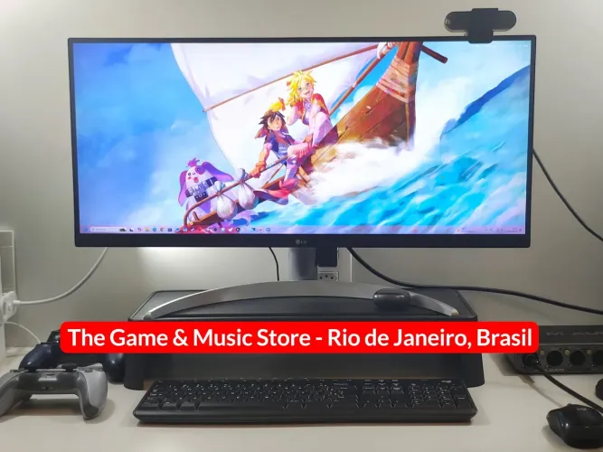 Monitor LG 29" Ultrawide 29" WQ600-b Com Som De Qualidade! Para Trabalho, Filmes e Jogos!