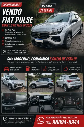 Fiat Pulse Drive 1.3 8V Flex Mec. 2024