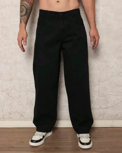 Calça Jeans Balão Boca Larga Estilosa Moda Masculina Dazzling