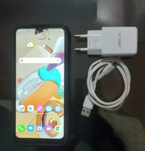 Vendo Smartphone LG K41S 32GB Azul 4G Câm. Quádrupla + Selfie 8MP.