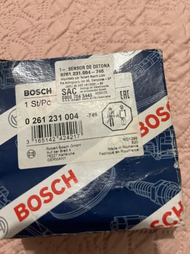 Sensor detonação Bosch ( 0 261 231 004 ) NOVO