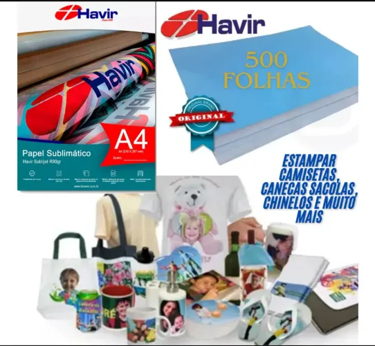 Papel para sublimação Havir 90g 500 folhas