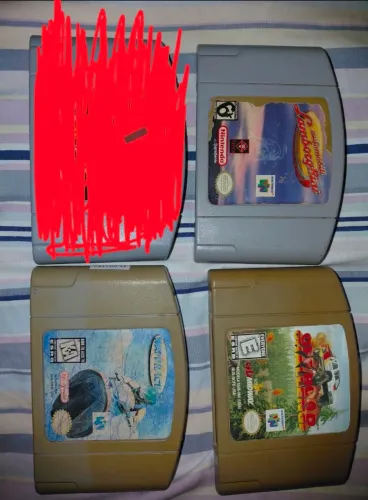 Lote 3 jogos N64 Nintendo