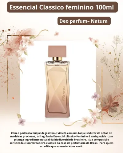 Essencial Deo parfum Feminino 100ml - Original e Novo